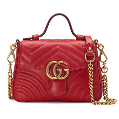 gucci bag marmont red|gg marmont small tote bag.